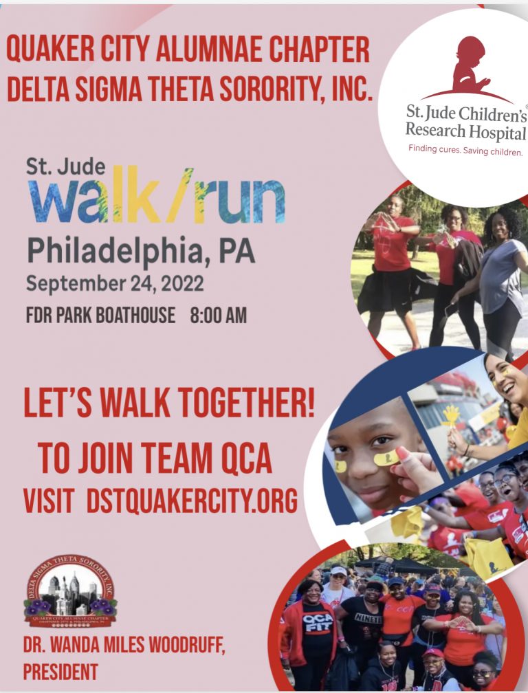 St. Jude Walk/Run - Delta Sigma Theta Sorority, Inc. Quaker City ...