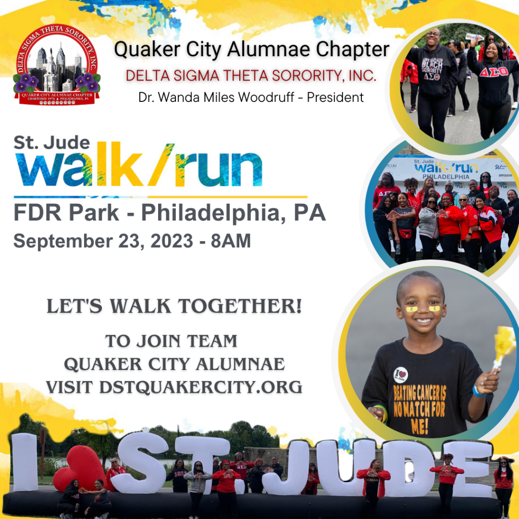 St. Jude Walk/Run - Delta Sigma Theta Sorority, Inc. Quaker City ...